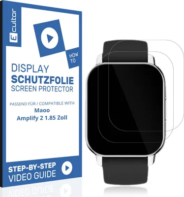 Produktbild von 2x 3D Schutzfolie für Maoo Amplify 2 1.85 Zoll Display Folie Flexibel Full Cover