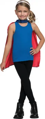 Produktbild von Supergirl Maske & Umhang Set Kinder Größe: One Size