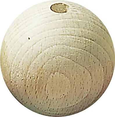 Image de KNORR prandell 212460352 Boule en bois brut Ø 35 mm brut, ciré