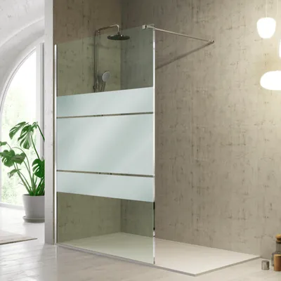 Produktbild von Walk In Duschwand FRESH - 110 cm Glas 8mm