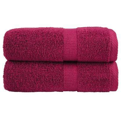 Produktbild von Premium Gästetücher SOLUND 2 Stk. Bordeaux 30x50 cm 600 g/m²