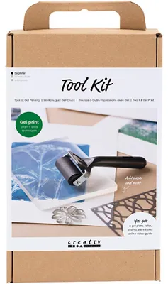 Image de Creativ Company Gel Printing Toolkit - Kit de technique d'impression créative