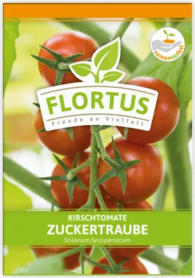 Produktbild von Kirschtomate Zuckertraube | Kirschtomatensamen von FLORTUS
