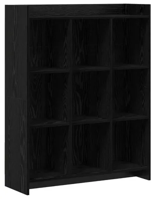 Obrázek produktu pro vidaXL Knihovna Černý dub 87,5 x 30 x 111 cm Dřevotřísková deska