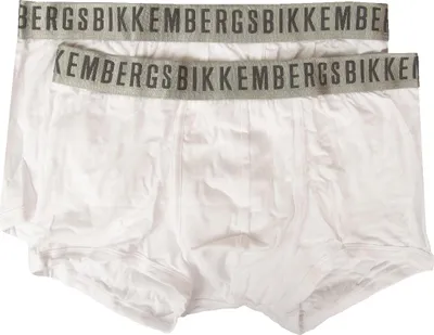 Immagine prodotto di Boxer uomo BIKKEMBERGS confezione 2 boxer cotone elesticizzato elastico a vista underwear articolo BKK1UTR11BI bi-pack trunks, XXL - EU XXL - US XL - FR 6, Cotone 95%,Spandex 5%
