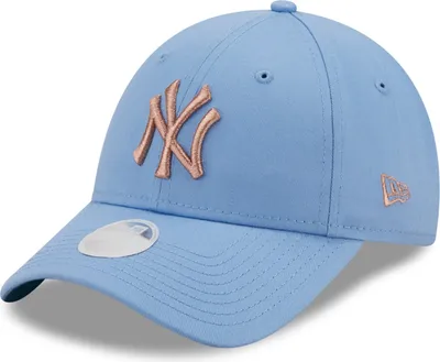 Produktbild von New Era 9Forty Damen Cap - METALLIC New York Yankees sky
