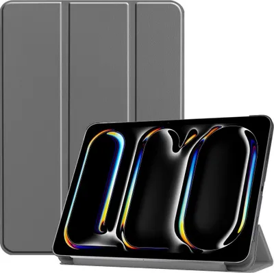 Produktbild von iPad Pro 11 (2024/2025) Hülle - Coverup Tri-Fold Ständer Klapphülle mit Schlaf/Wach-Funktion - Grau