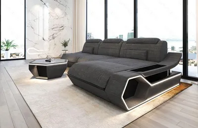 Produktbild von Ecksofa Toscano L-Form Stoff