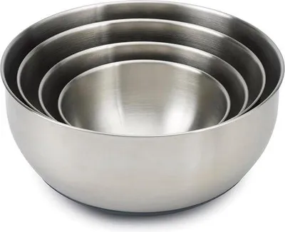 Produktbild von Famanu Schalen-Set 4-teilig mit Deckeln - Edelstahl, Silber