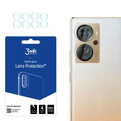 Produktbild von 3mk Hybridglas Lens Protection für ZTE Axon 40 Pro Kamera Objektiv Kameralinse 0,16mm 6H (4 Stück)