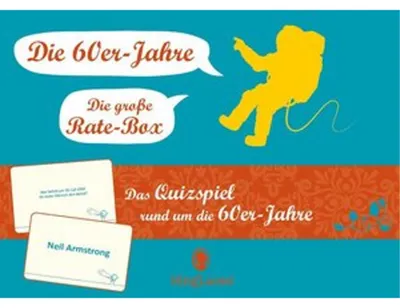 Produktbild von Das 60er-Jahre-Quiz. Das große Quiz-Spiel für Senioren rund um die 60er Jahre. Spiele-Box mit 100 Karten
