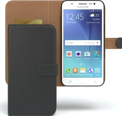 Produktbild von EAZY CASE Business Hülle für Samsung Galaxy J5 (2015) klappbar, Premium Kunstleder Handyhülle mit Kartenfach