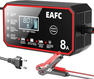 Obrázok produktu pre Nabíjačka batérií, oprava Smart Pulse, LCD displej, 12 V 8 A