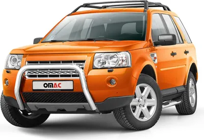 Obrázek produktu pro Ochranná lišta předního nárazníku pro Land Rover Freelander 2006-2014 ABE ocelová stříbrná