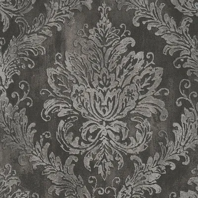 Produktbild von Profhome 790496-GU Barock Tapete metallische Akzente schwarz silber 5,33 m2