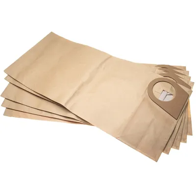 Produktbild von vhbw 5x Staubbeutel Ersatz für Bosch 1609201628 für Staubsauger - 50,1cm x 22,7cm Sandfarben