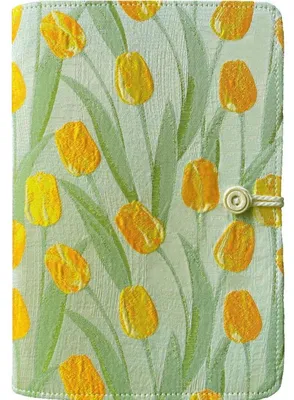 Productafbeelding van A5 ringboek met bloemenborduurwerk, navulbaar notitieboek, blanco, 22,86 x 16,51 cm