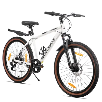 Produktbild von 26 Zoll Mountainbike mit Aluminiumrahmen, ergonomischer Sattel für ermüdungsfreie Langstreckenfahrten, Shimano 7-Gang & mechanische Scheibenbremsen