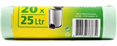 Produktbild von Cleany Abfallbeutel Tretmüllbeutel 25l 20 Stück auf Rolle