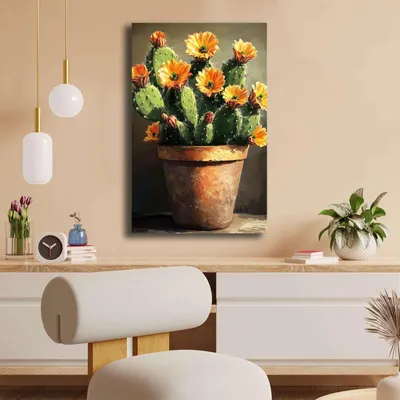 Produktbild von Wallity, 4570BSRC-015, Dekoratives Leinwandgemälde, Mehrfarbig, Leinwand, 45 x 70 cm