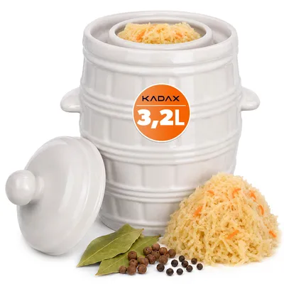 Obrázok produktu pre KADAX keramická nádoba na skladovanie kapusty, objem 3,2 l