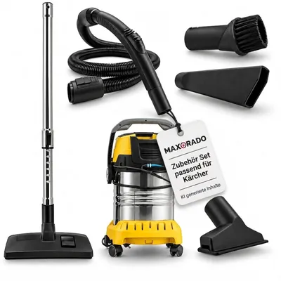Productafbeelding van XXL reserveonderdelenset voor nat- en droogzuigers met diverse accessoires