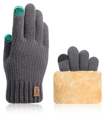 Imagen del producto de Omgoods - Guantes térmicos de invierno con forro de polar para los días fríos
