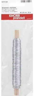 Produktbild von KNORR prandell 216470300 Wickeldraht 50 m Ø 0,5 mm silberfarben
