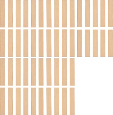 Immagine prodotto di Stoppini in legno per candele, 140 x 25 x 1 mm, 50 pezzi