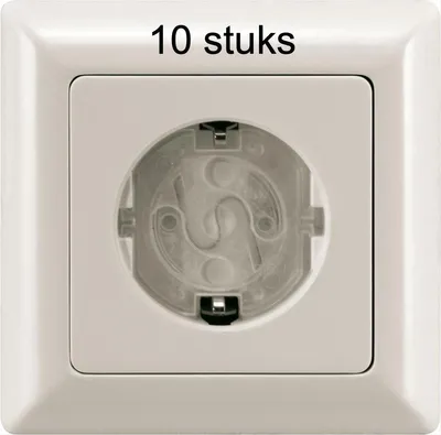 Image de CHPN - Protection pour prises électriques - Cache-prises - Fermetures pour prises - 10 pièces - Sécurité pour bébés - Sécurité - Empêche les doigts dans les prises - Transparent