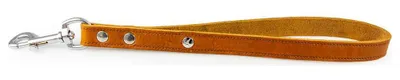 Produktbild von Das Lederband Hundekurzführer Weinheim Maroon, Maße: 40 cm / 22 mm