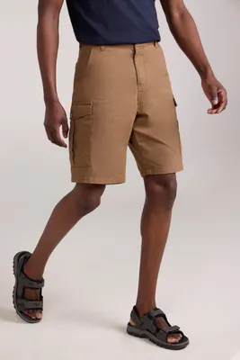 Image de Mountain Warehouse - Short cargo « Lakeside » pour homme MW2358 (32R) (marron clair)