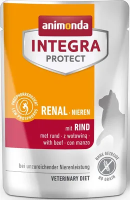 Image de Animonda Integra Protect Cat Renal Bœuf 85gx24