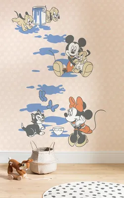 Produktbild von Vlies Fototapete - Mickey Artsy Flow  - Größe 200 x 250 cm