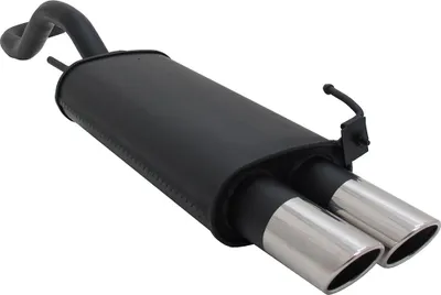 Immagine prodotto di Silenziatore posteriore sportivo Novus per VW Polo IV (6N/6N2) 2 x 76 mm SR-Design
