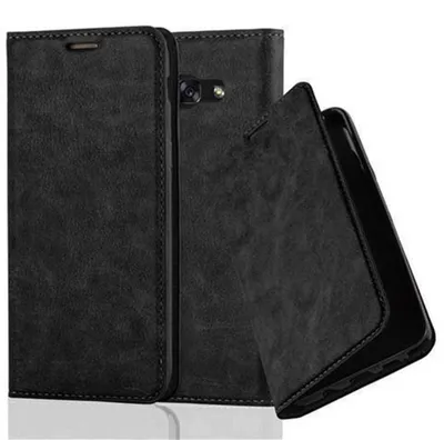 Immagine prodotto di Cadorabo cover per Samsung Galaxy A5 2017 cover protettiva in nero custodia per cellulare cover chiusura magnetica