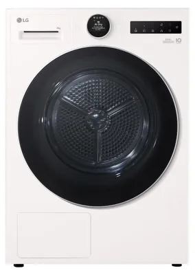Produktbild von LG RHX9009TWC, Freistehend, Frontlader, Wärmepumpe, Weiß, Drehregler, Touchsteuerung, 122 l