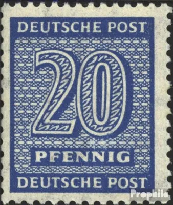 Produktbild von Briefmarken Sowjetische Zone (All.Bes.) 1945 Mi 134X  gestempelt Ziffer