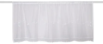 Produktbild von Scheibengardine MACIRO, 45x145 cm, halbtransparent, Batist