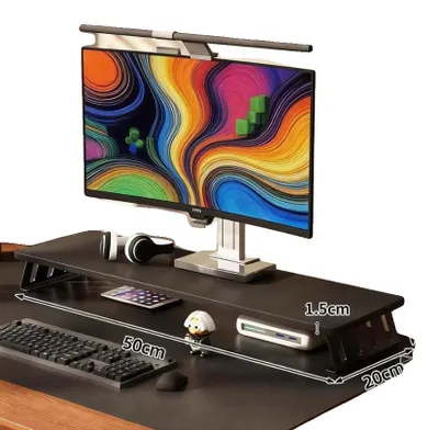 Produktbild von Monitorständer, Ergonomisches Design, Höhenverstellbar, B-Schwarz
