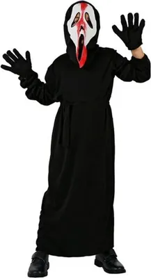 Immagine prodotto di Atosa Costume da Film Killer per bambini Nero 10-12 Anni Nero 10-12 Anni