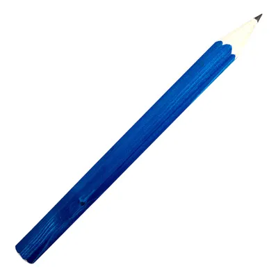 Produktbild von Großer blauer Bleistift aus Fichtenholz, leicht spitzbar, zum Zeichnen für Kinder