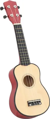 Produktbild von vidaXL Sopran Ukulele Set für Kinder mit Tasche Dunkles Holz 21"