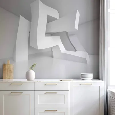 Produktbild von Vlies Fototapete - White Madness 250x175 cm 3D a-B-0040-a-a