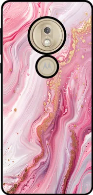 Produktbild von Smartphonica Telefon Fall geeignet für Motorola Moto G7 Power mit Marmor-Druck - TPU zurück Abdeckung Fall Marmor-Design - Pink