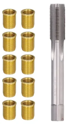 Produktbild von Reparatursatz für Zündkerzen mit M14x1,25- und M12x1,25-Gewinde, inklusive Gewindebohrer