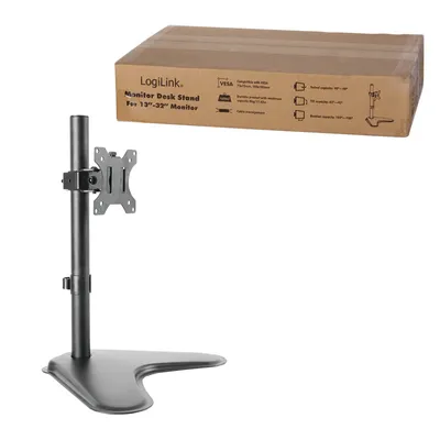 Produktbild von LogiLink BP0044, 8 kg, 33 cm (13"), 81,3 cm (32"), 75 x 75 mm, 100 x 100 mm, Schwarz