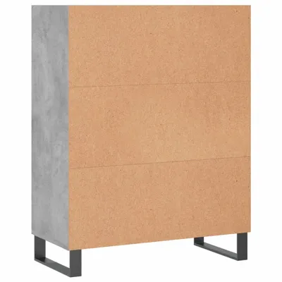 Immagine prodotto di Scaffale Grigio Cemento 69,5x32,5x90 cm in Legno Multistrato