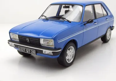 Produktbild von Norev 184903 Peugeot 104 S 1981 blau 1:18