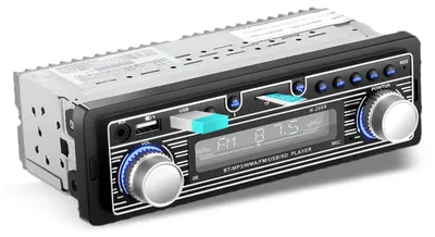 Zdjęcie produktu dla Odbiornik audio samochodowy, radio samochodowe multimedialne, pojedyncze gniazdo DIN, Bluetooth, FM, MP3, USB